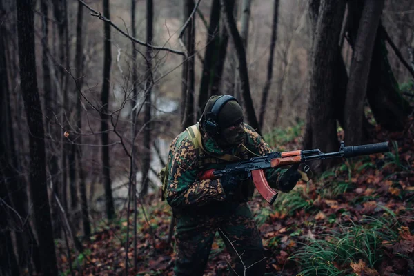 Rus spetsnaz asker. — Stok fotoğraf