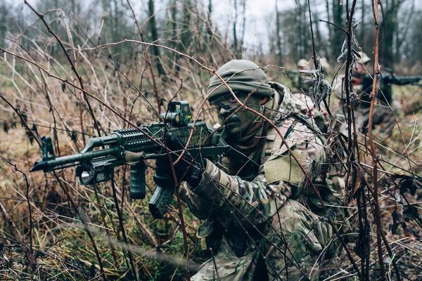 Russischer Spetsnaz-Betreiber. — Stockfoto