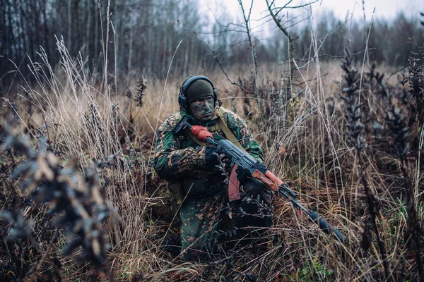 Żołnierz rosyjski spetsnaz. — Zdjęcie stockowe
