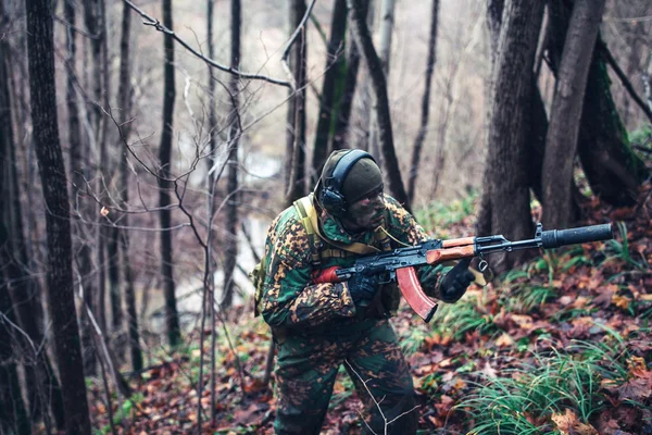 Orosz spetsnaz katona. — Stock Fotó