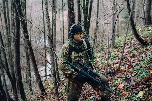 Rus spetsnaz keskin nişancı. — Stok fotoğraf