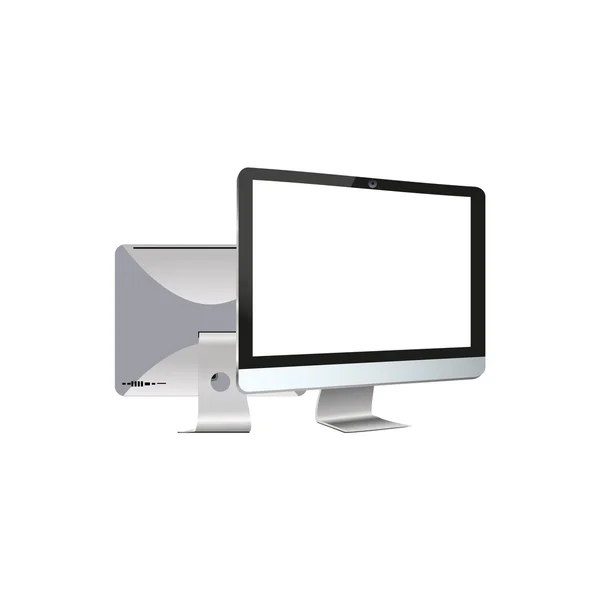 Volledige scren monitor — Stockvector