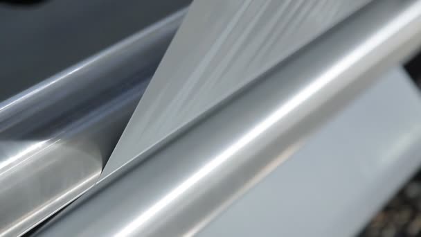 Rouleaux tournants sur une plante 