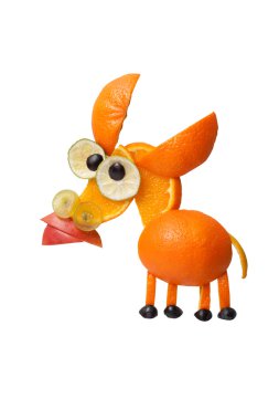 Meyve yapılan eşek 