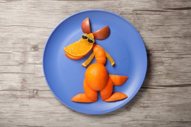 Orange yapılan kanguru