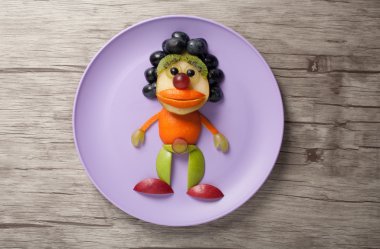 Palyaço meyvelerini yapılan 