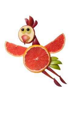 Komik uçan tavuk greyfurt yapılan 