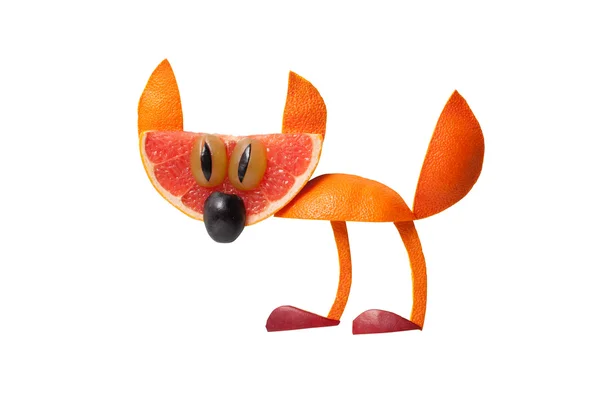 Legrační kočka oranžová — Stock fotografie