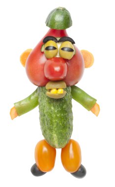 Yanıp sönen insan yapımı sebze