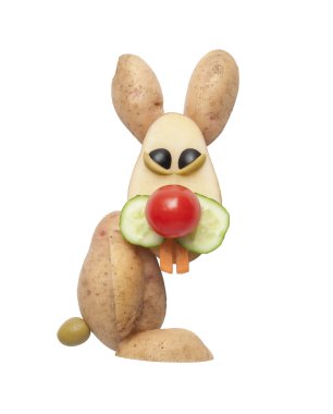 Komik Tavşan patates yaptı