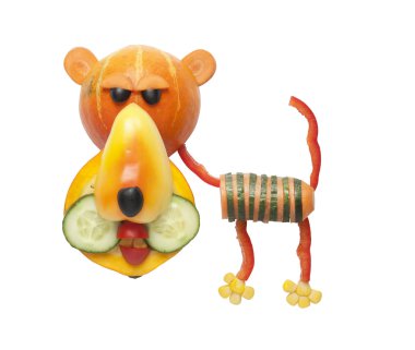 Sebzelerin yapılan kaplan