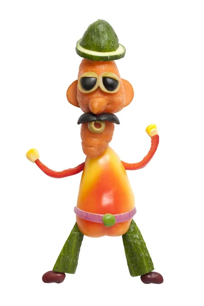 Αστεία πιπέρι άνθρωπος με το καπέλο — Φωτογραφία Αρχείου