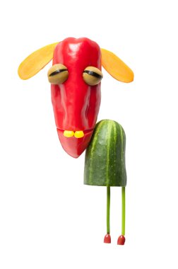 Sebzelerin yapılan koyun