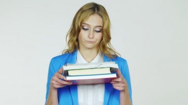 Bir sürü ödevim kitaplar