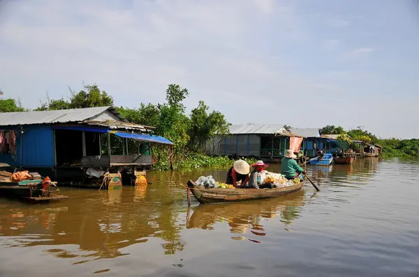 Lago Tonle Sap en Camboya — Foto de Stock