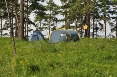 Etkin Açık Rekreasyon çadır ile