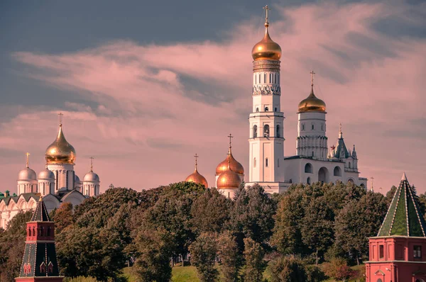 Moscú Rusia Octubre 2020 Ivan Gran Campanario Iglesia Ortodoxa John — Foto de Stock