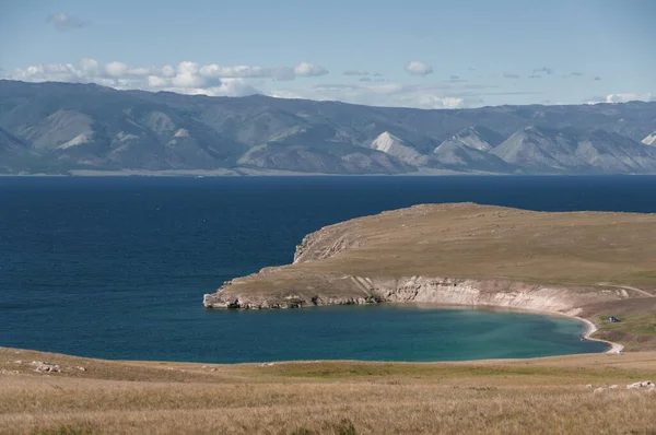 Yazın Açık Bir Günde Rusya Nın Olkhon Adası Sibirya Daki — Stok fotoğraf