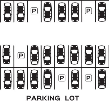 Top View Parking lot design