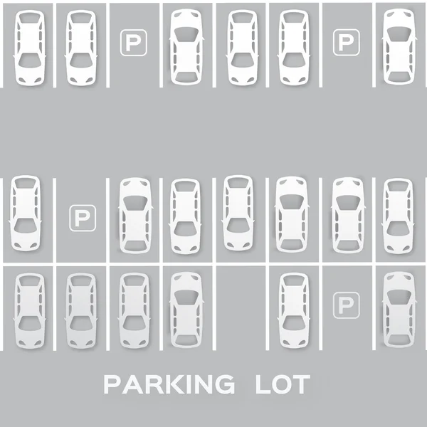 Top View Parking lot design — Stock Vector © mash3r #86766550