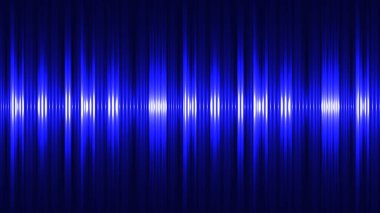 Soyut Mavi Dijital Ses Dalgası Görselleştirmesi