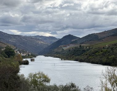 Nehir manzarası çok güzel. Arka planda ağaçlar var..