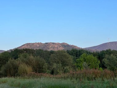 Dağların güzel manzarası