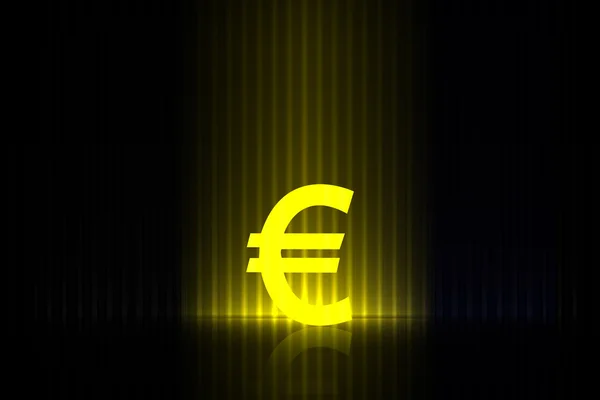 EURO en el escenario — Vector de stock