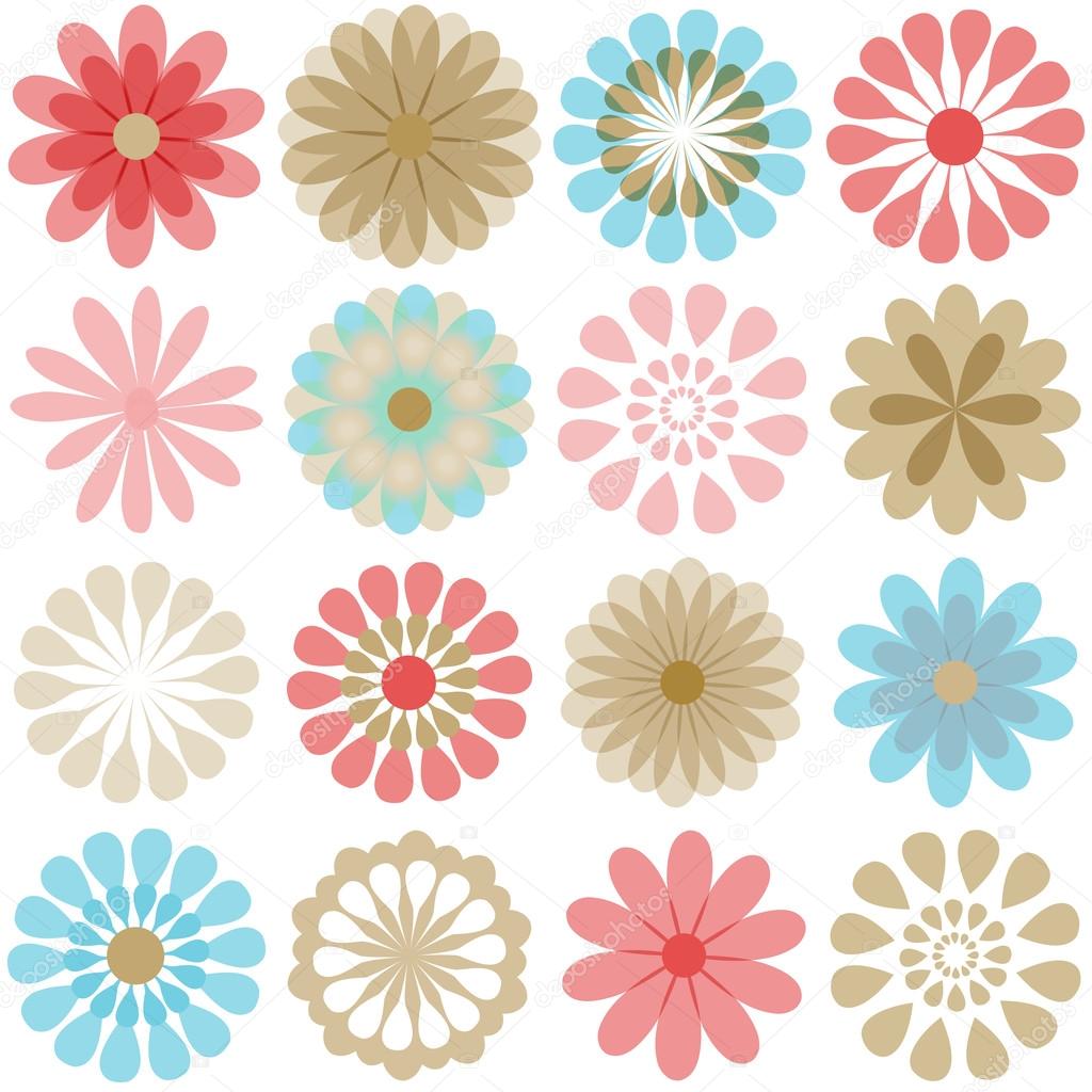 Multiple  flowers - various colors