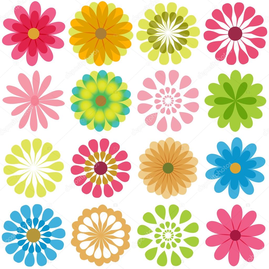 Multiple  flowers - various colors