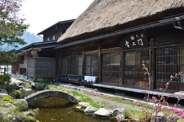 Shirakawa-go historisches Dorf — Stockfoto