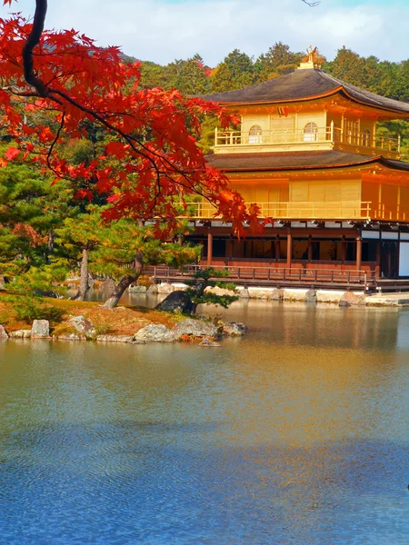 Kinkakuji temple i kyoto — Stockfoto