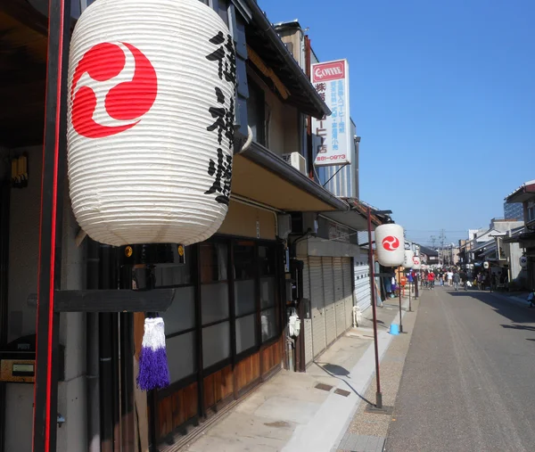 Starý styl japonské ulice — Stock fotografie