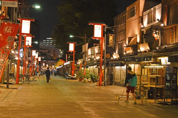 Nakamise japán bevásárló utcája — Stock Fotó
