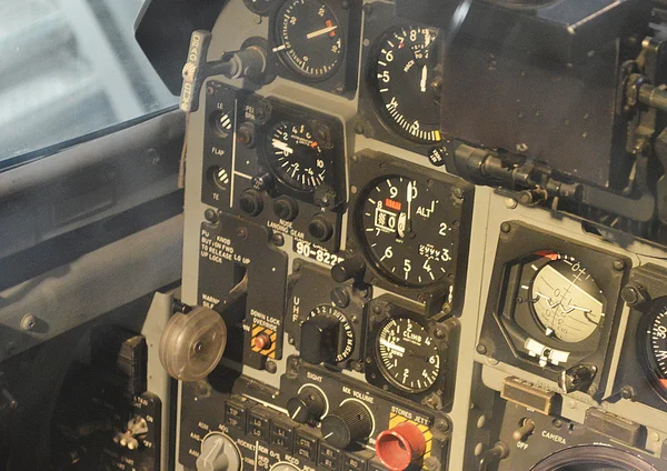 Cockpit van een vliegtuig — Stockfoto