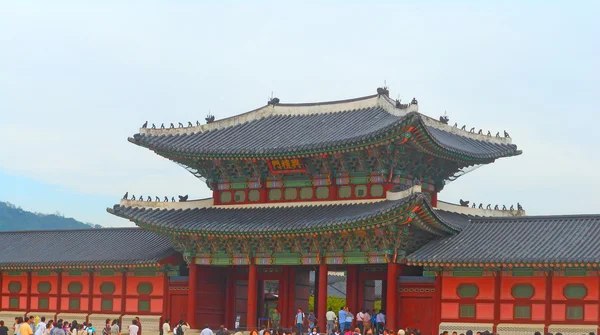 Gyeongbokgung στη Σεούλ της Κορέας — Φωτογραφία Αρχείου