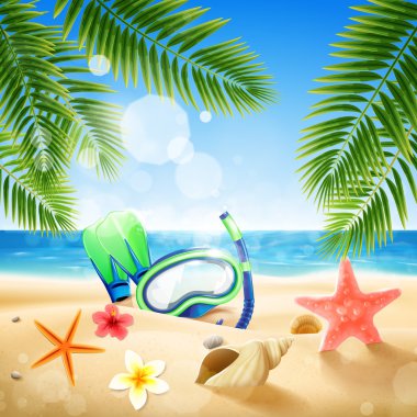 yaz tatil tatil için Banner