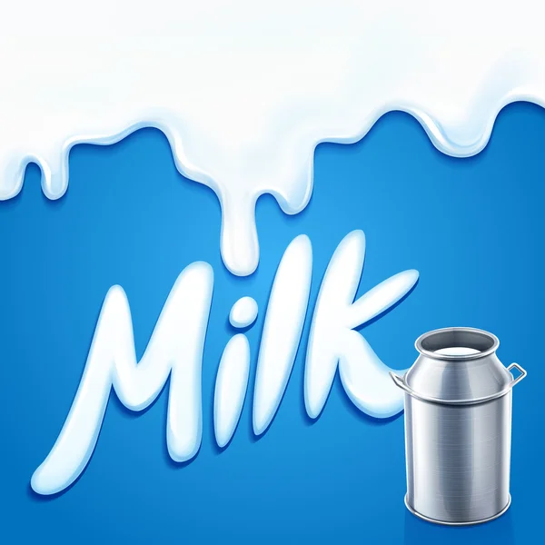 Gesunde Milch Illustration — Stockvektor