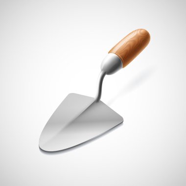 Trowel tool icon vector