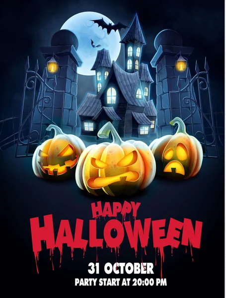 Halloween-Banner — Stockvektor