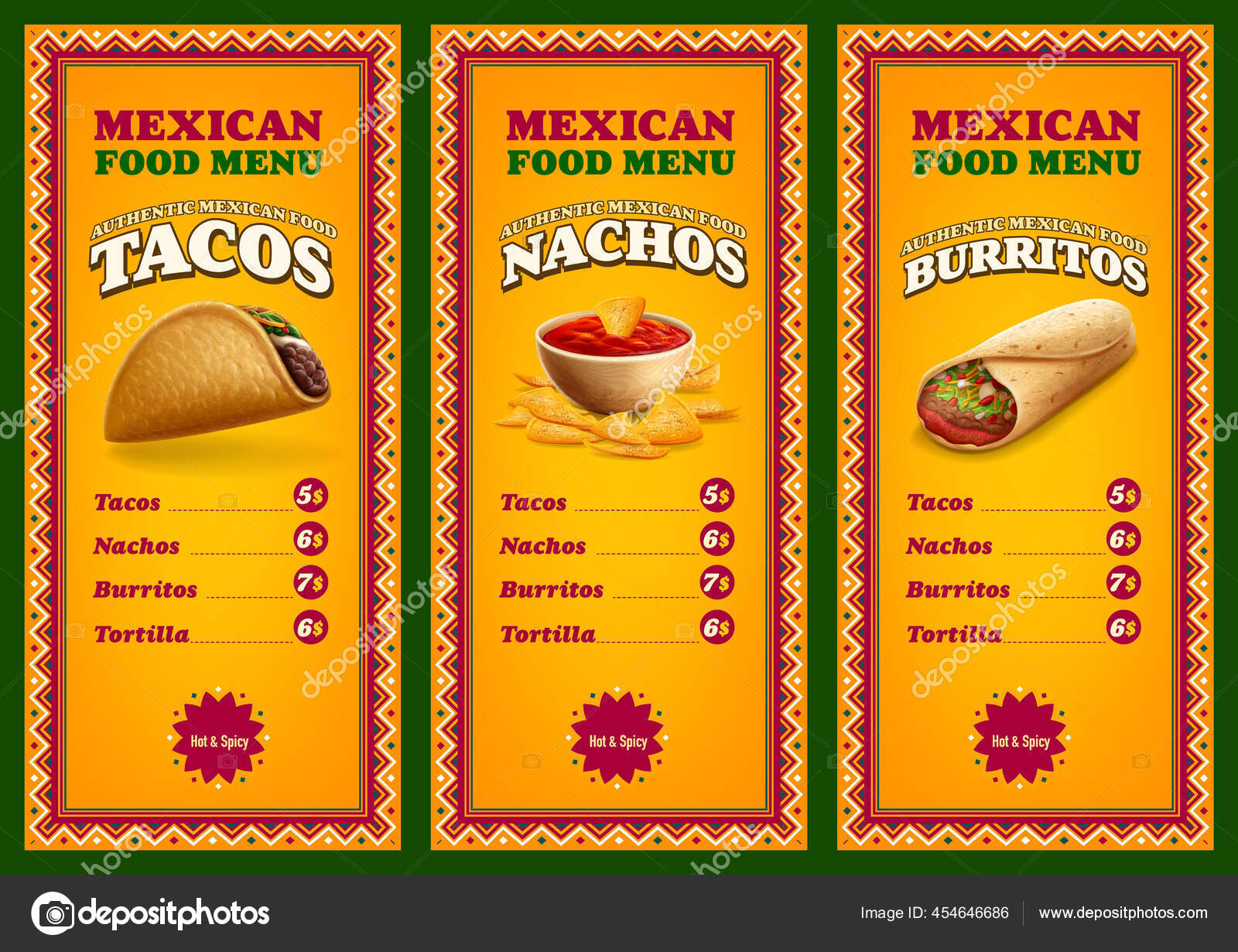 Restaurant Menu Template Classic Mexican Fast Food Stock Vector By restaurant-menu-template-classic-mexican-fast-food-stock-vector-by