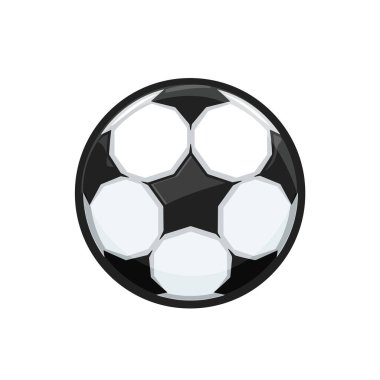 Beyaz arka planda futbol topu