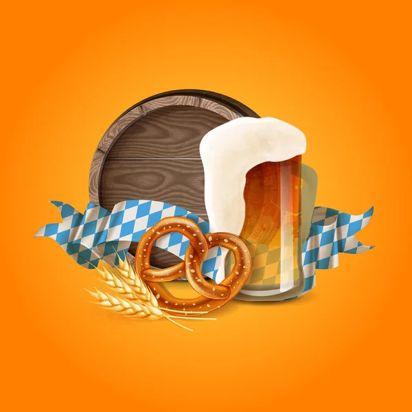 Fassbierfest — Stockvektor