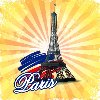 Paris, Fransa seyahat simgesi