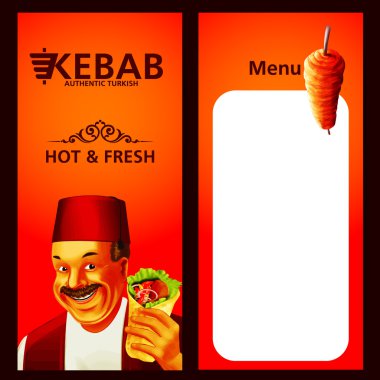 Kebap menü sıcak ve taze