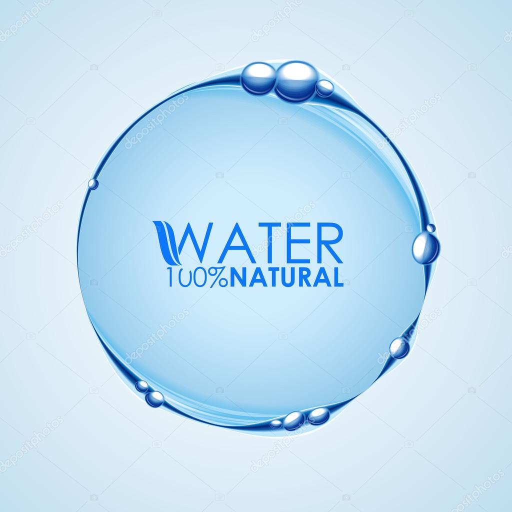 Fresh Water Circle background