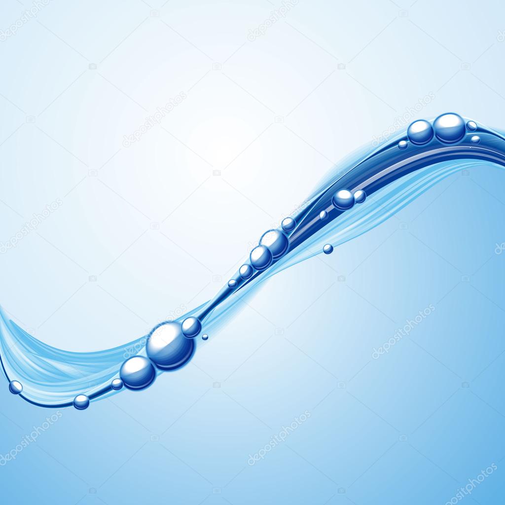 Fresh wave water banner