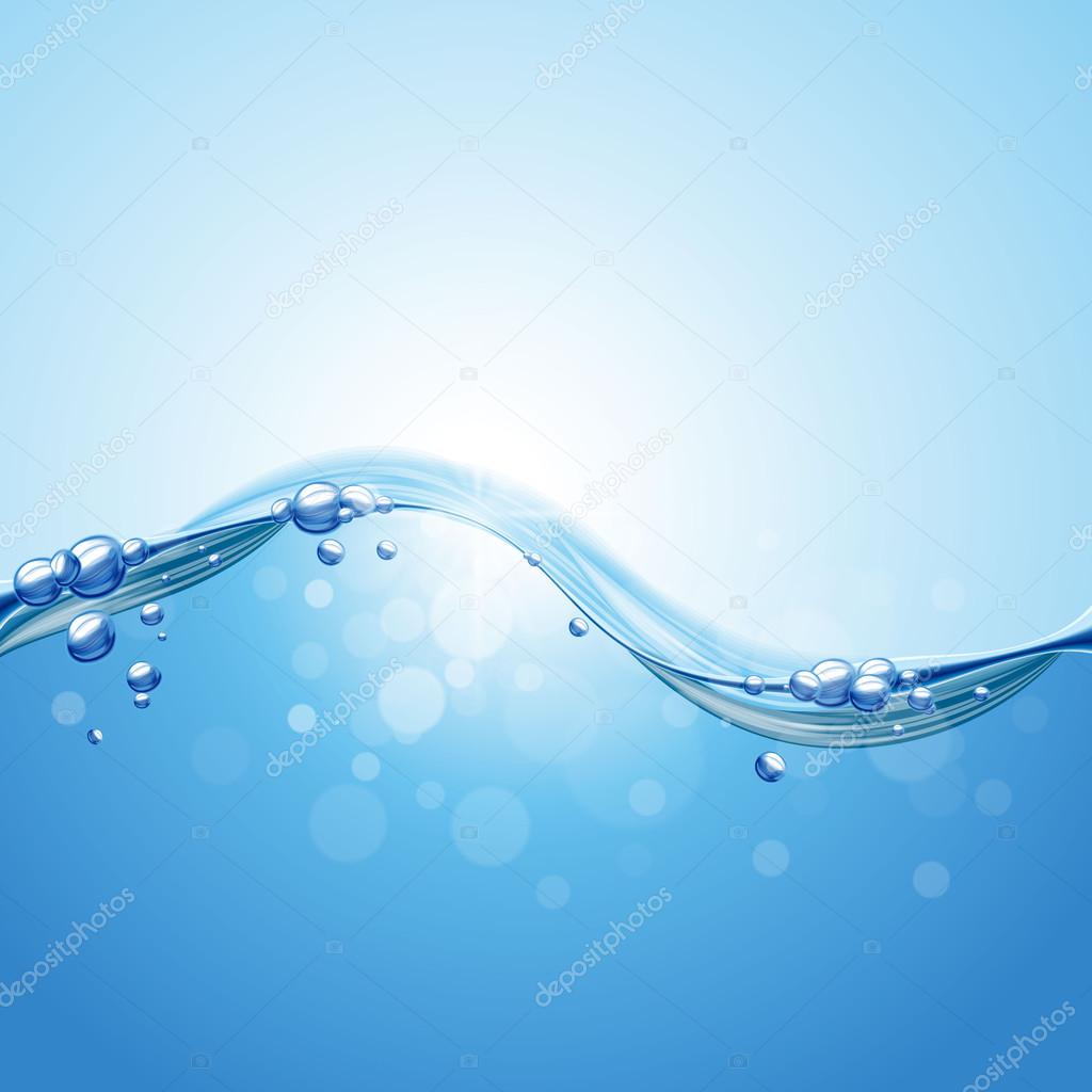 Fresh wave water banner