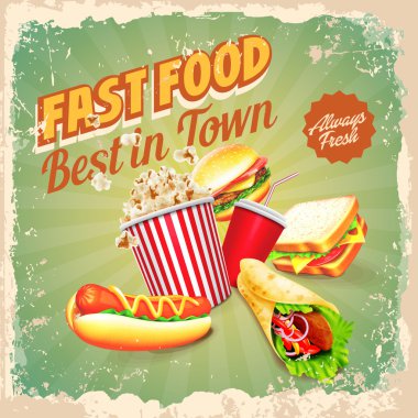 Fast food menüsü