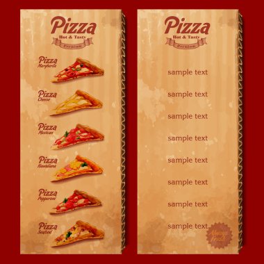 Menü pizza arka plan
